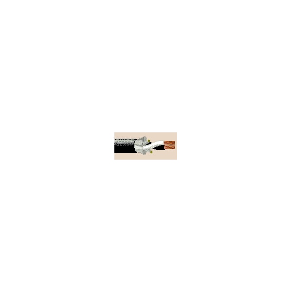 Belden Portable Cord, SVT, 18 AWG, 2 C, Black, PVC, Stranded, 300V, 250 ft 19140 010250 - main
